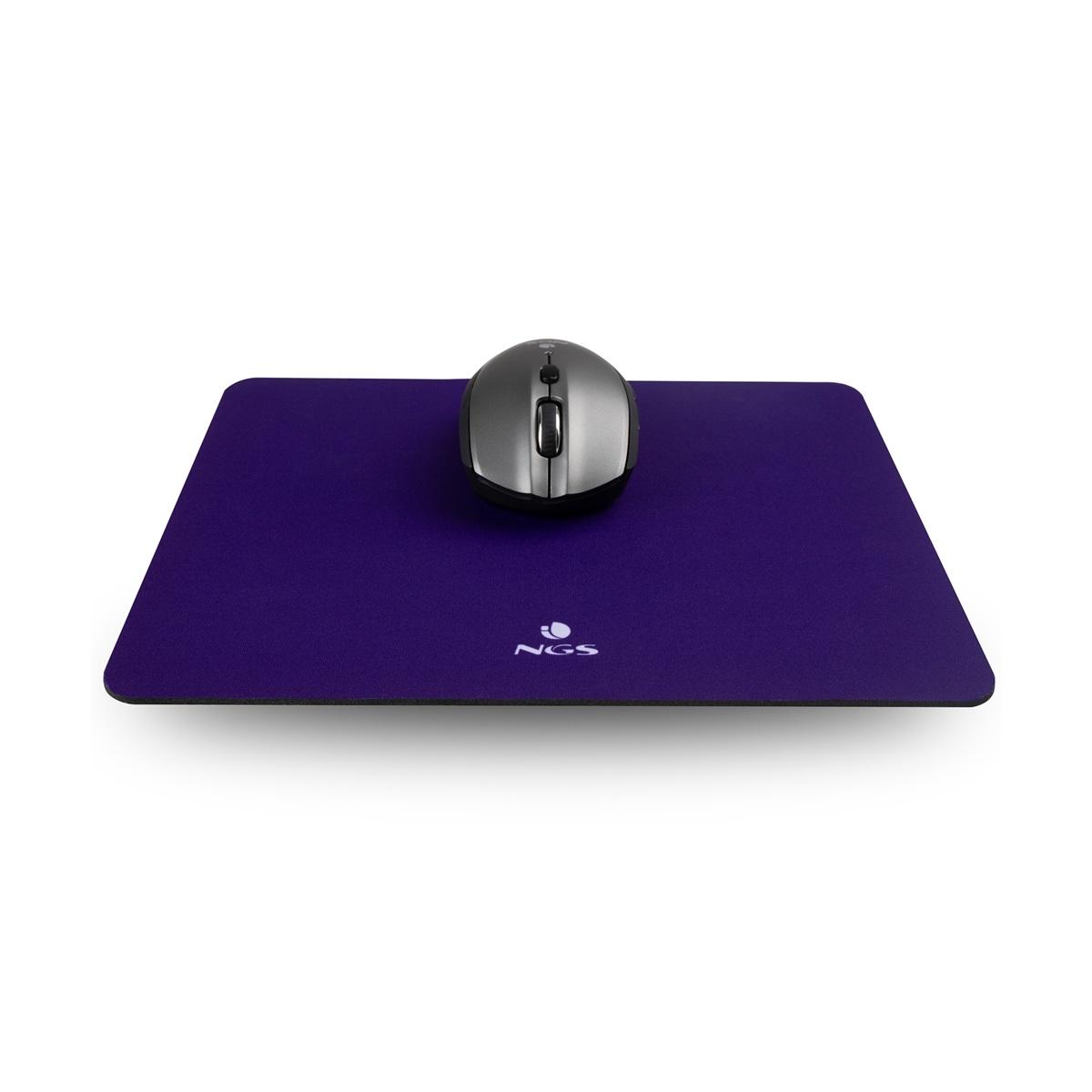 Tappetino per Mouse NGS Kilim - Microfibra - Misura 25x21 cm - Colore Viola