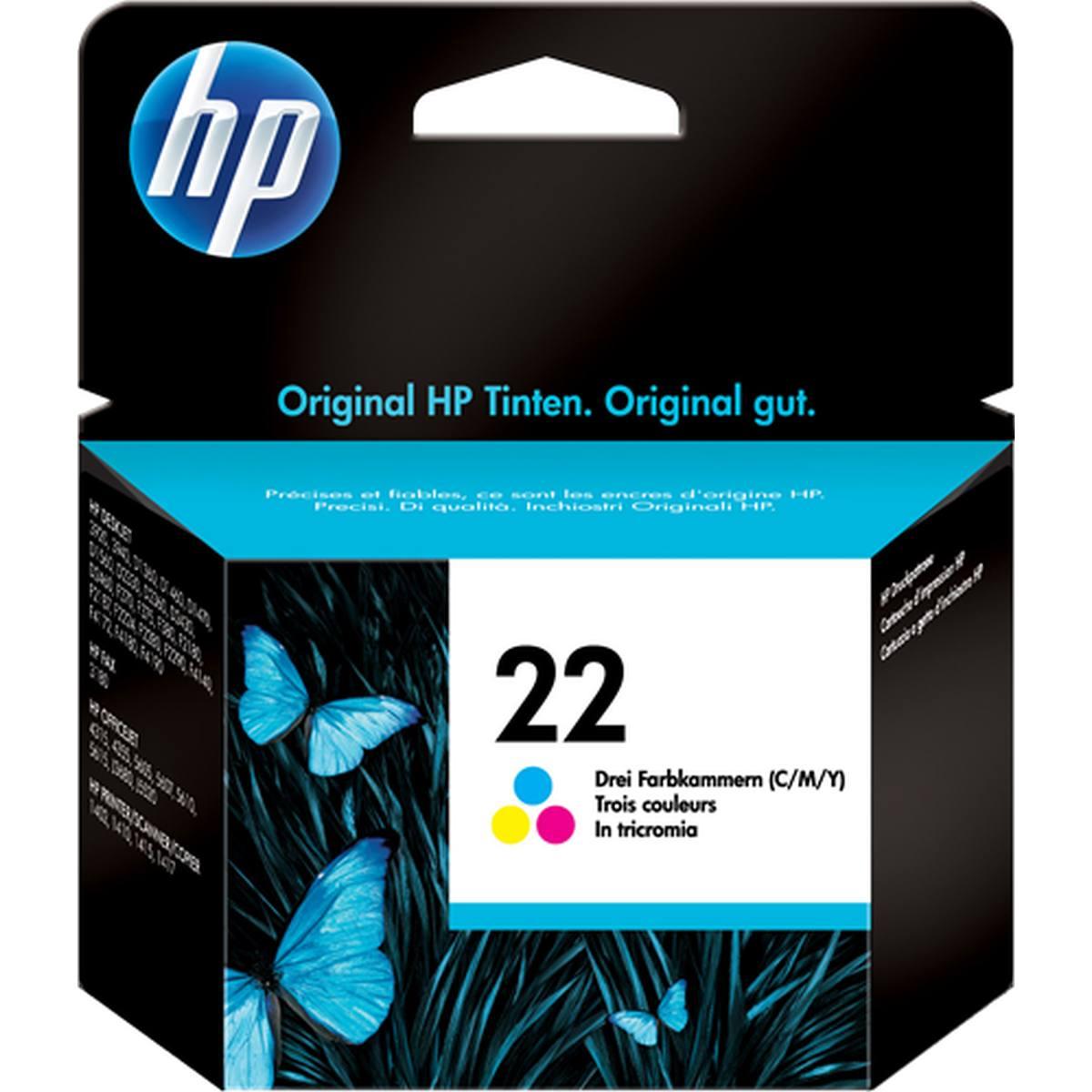 Cartuccia Originale (C9352AE, 22) HP Deskjet 3920 (165pag) COLORE