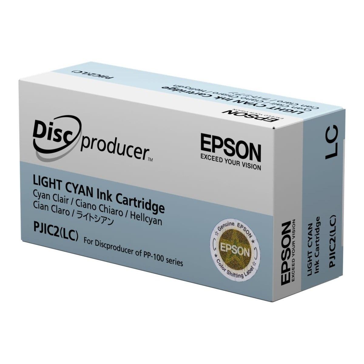 Cartuccia Originale (C13S020448, C13S020689, PJIC2, PJIC7) EPSON PP-100 (31,3ml) CIANO LIGHT