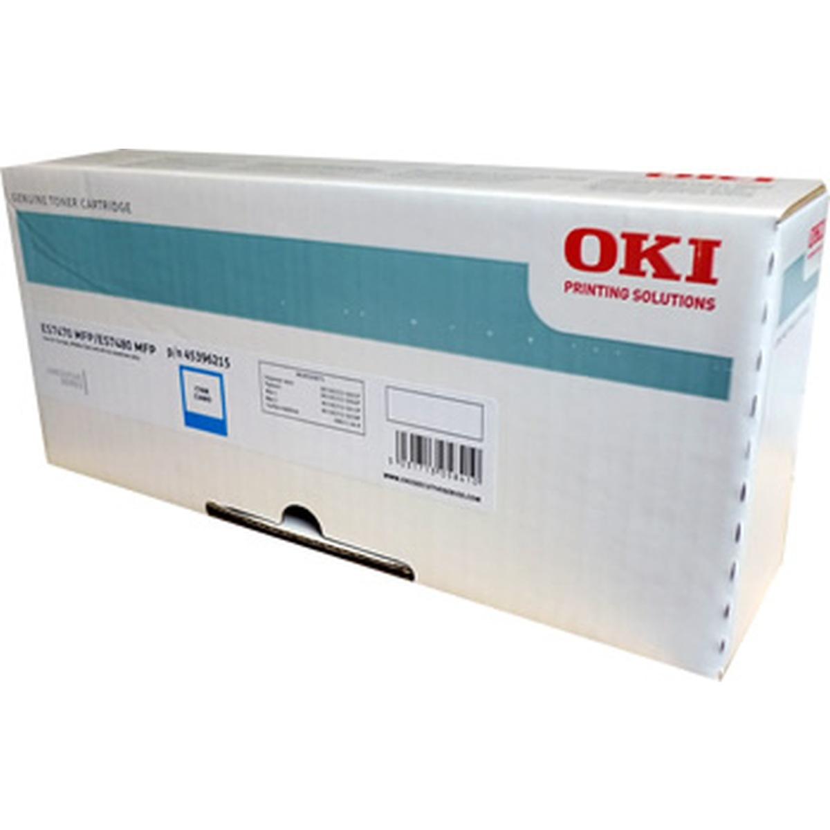 Toner Originale (45396215) OKI ES7470, ES7480 (11,5K) CIANO