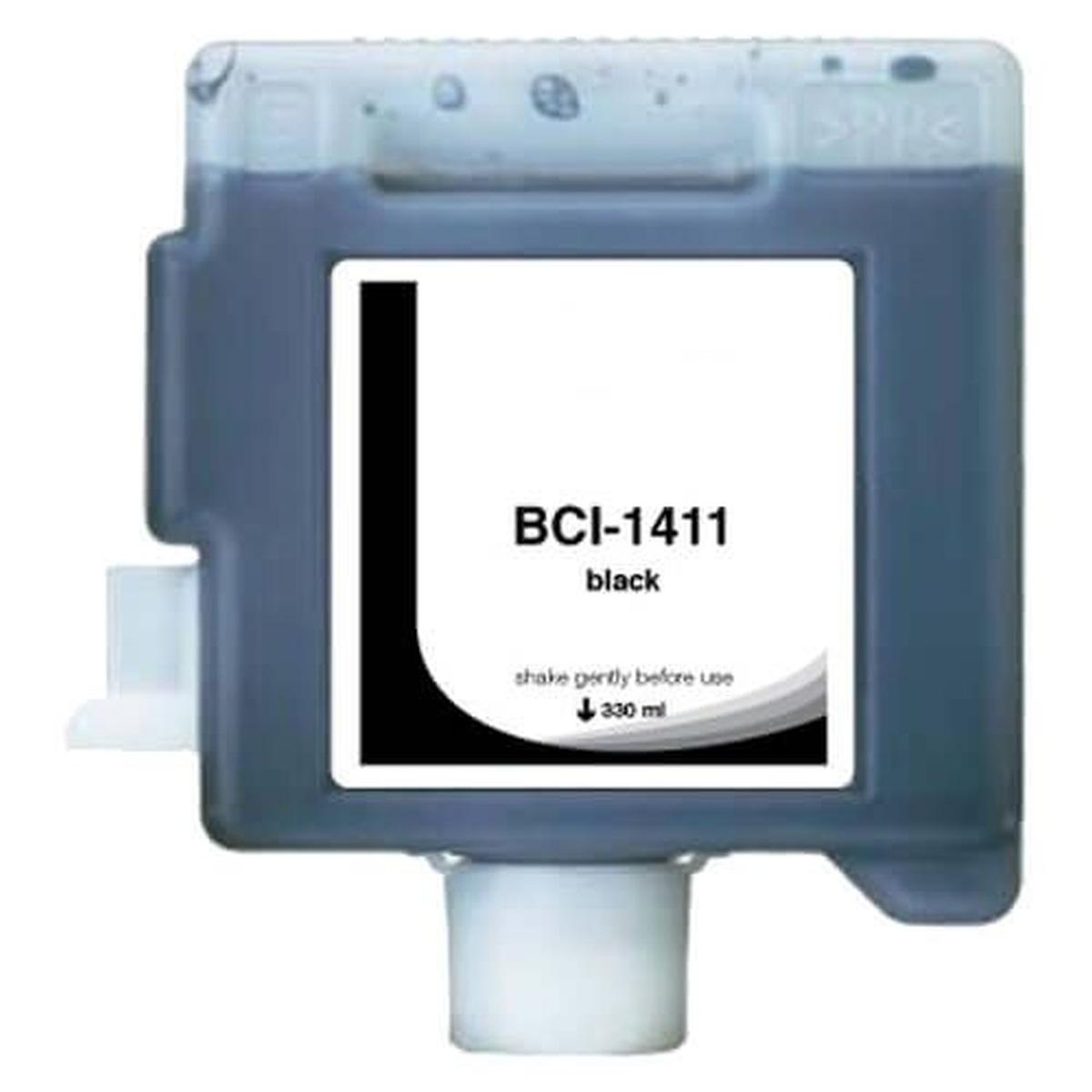 Cartuccia Plotter Compatibile (BCI-1411BK) per Canon W7200 (330ml) (7574A001) NERO