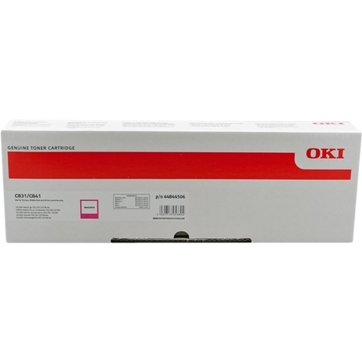 Toner Originale (44844506) OKI C831 (10K) MAGENTA
