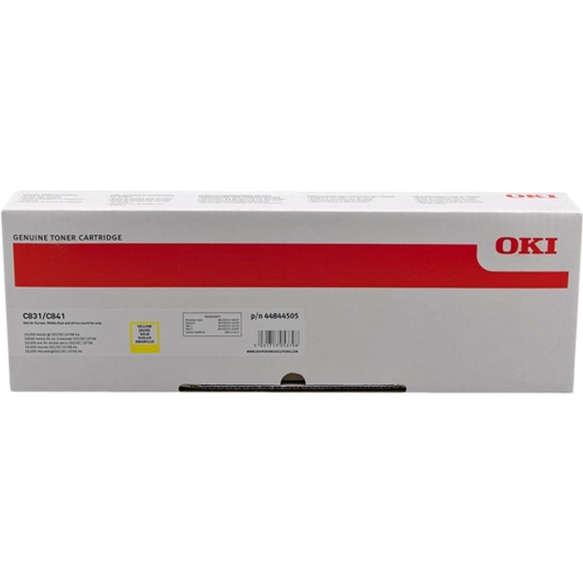 Toner Originale (44844505) OKI C831 (10K) GIALLO