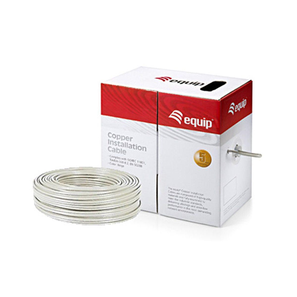 Bobina Cavo di Rete CAT6 U/UTP rigido LSOH ECO senza alogeni 100 m