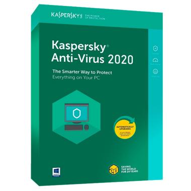 Antivirus Kaspersky KAV 2020 - 3 dispositivi - 1 anno