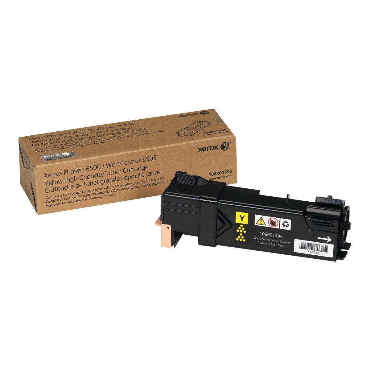 Toner Originale (106R01596) XEROX Phaser 6500, 6505 (2,5K) GIALLO