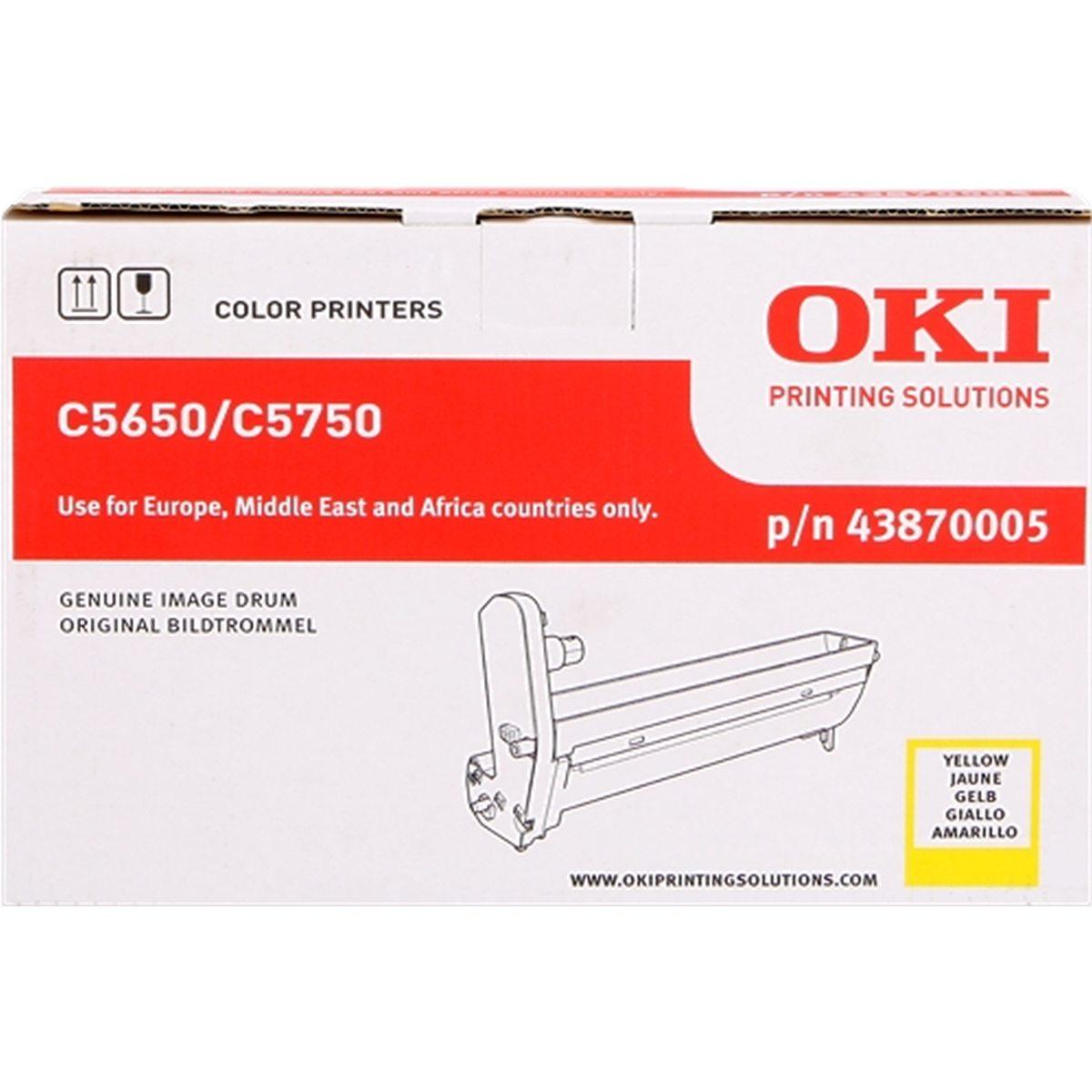 Unità Tamburo Originale (43870005) OKI C5650N, C5750N (20K) GIALLO