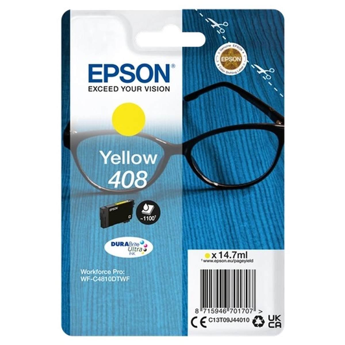 Cartuccia Originale (408, C13T09J44010) EPSON WF-C4810DTWF (1,1K) GIALLO