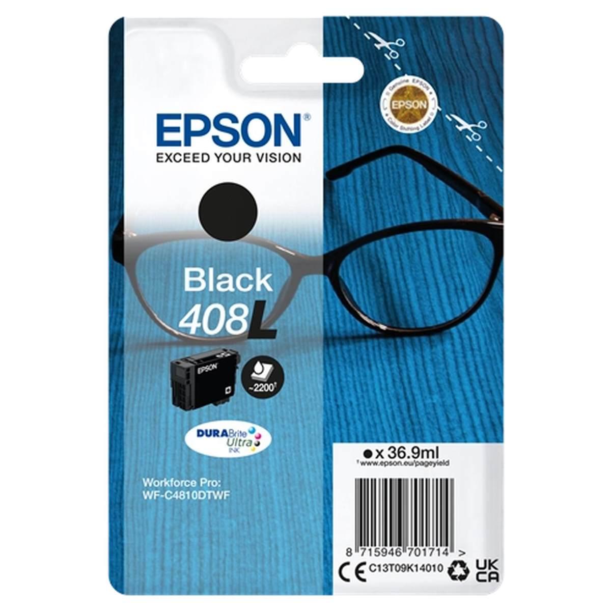 Cartuccia Originale (408L, C13T09K14010) EPSON WF-C4810DTWF (2,2K) NERO XL