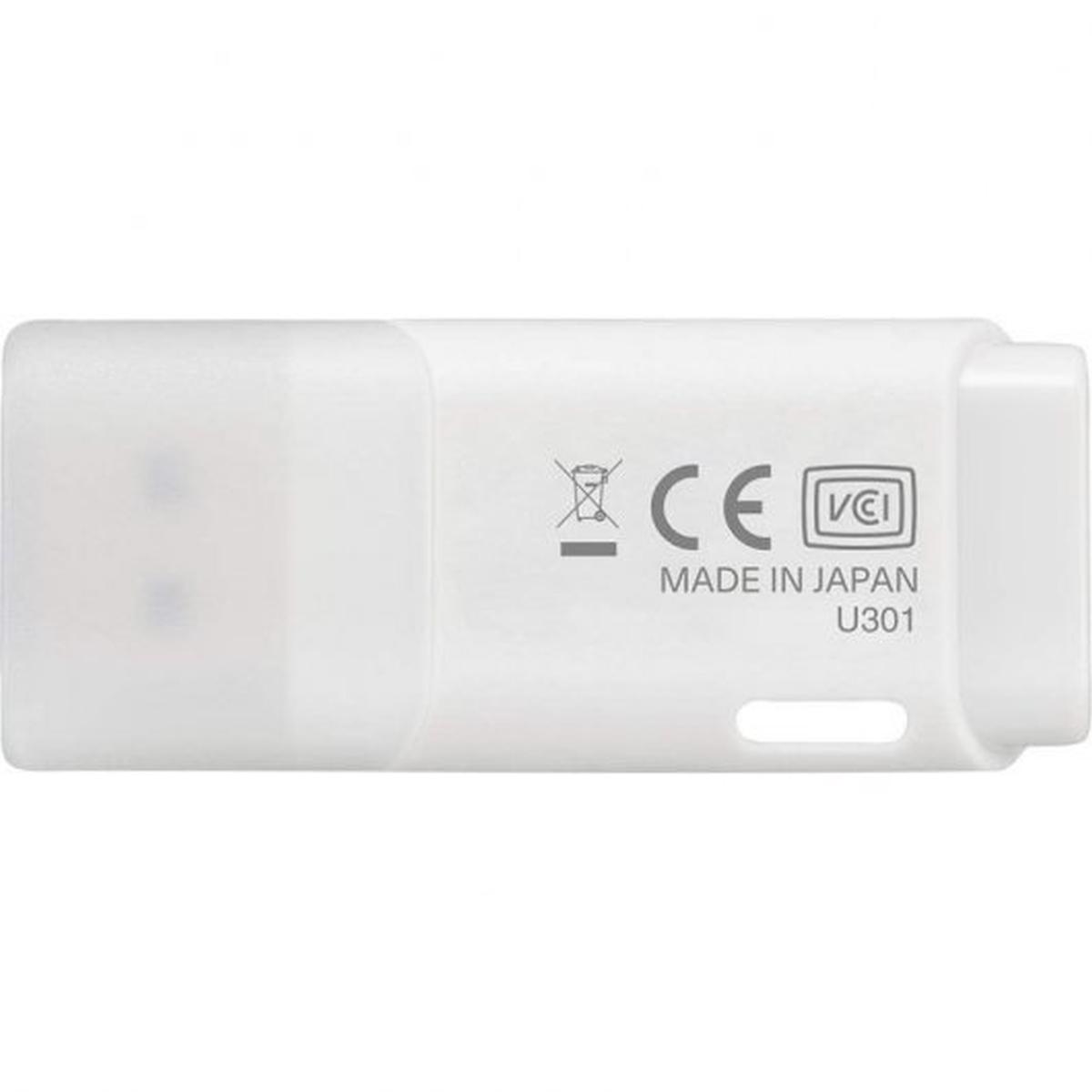 Pendrive Kioxia TransMemory U301 USB 3.2 Memoria 128GB - Bianco