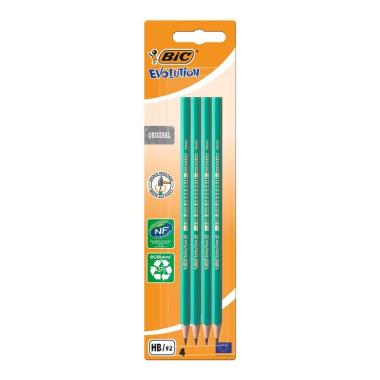 Bic Evolution Cf da 4 matite esagonali in grafite