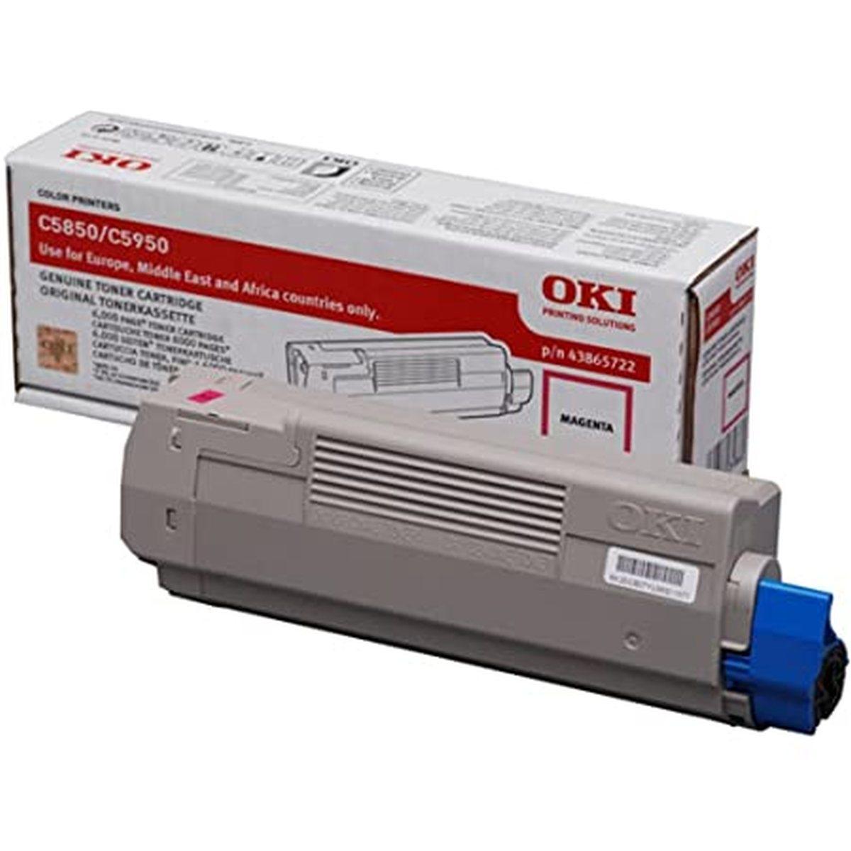 Toner Originale (43865722) OKI C5850, C5950n (6K) MAGENTA