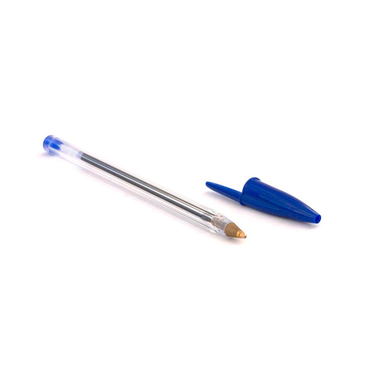 Bic Cristal Original Cf da 5 penne a sfera - Punta media 1,0 mm - Colore blu