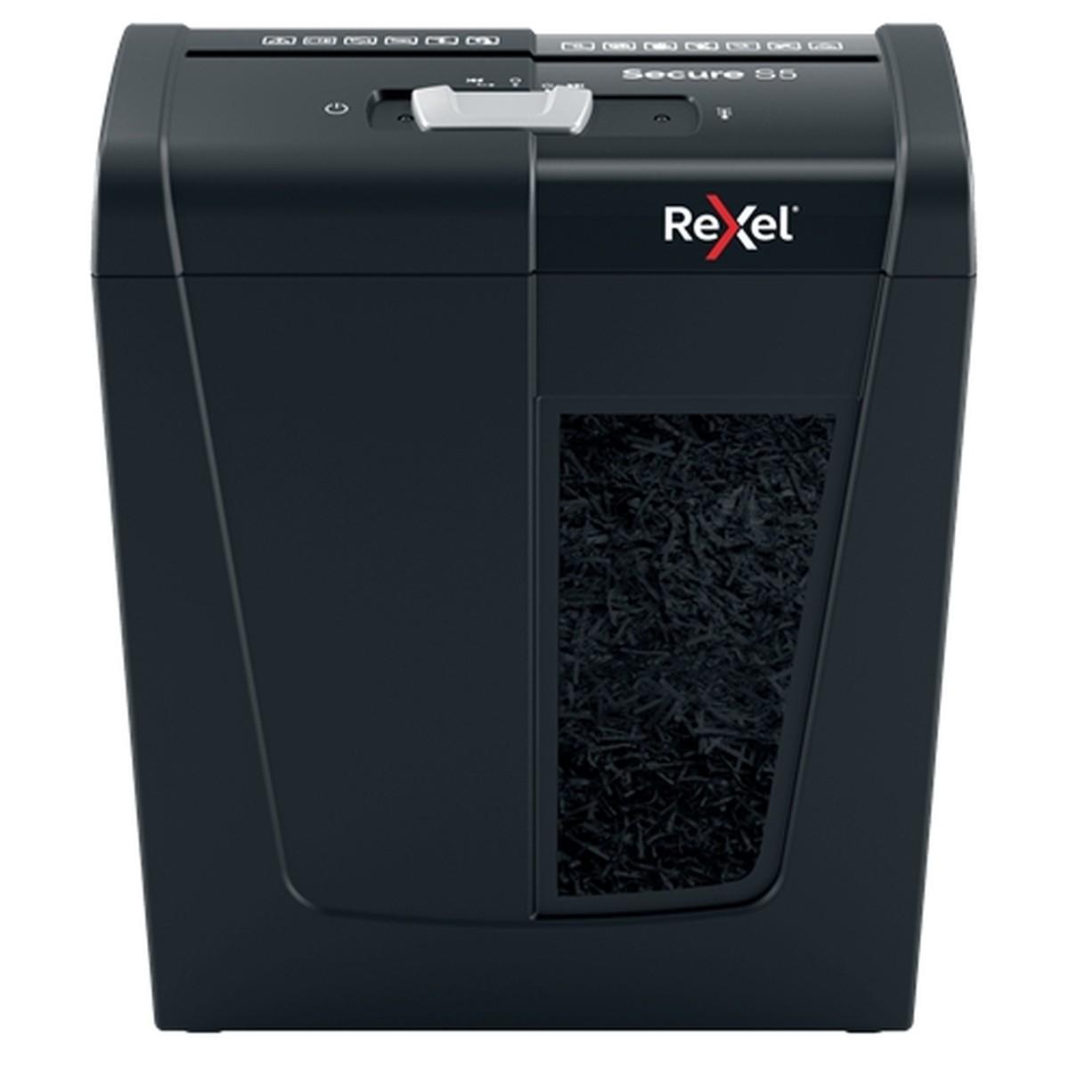Distruggi documenti manuale Rexel Secure S5 - Distrugge fino a 5 fogli - 10L