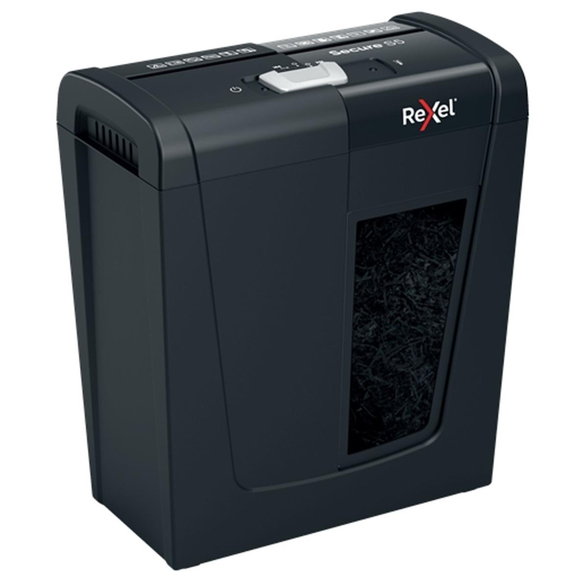 Distruggi documenti manuale Rexel Secure S5 - Distrugge fino a 5 fogli - 10L