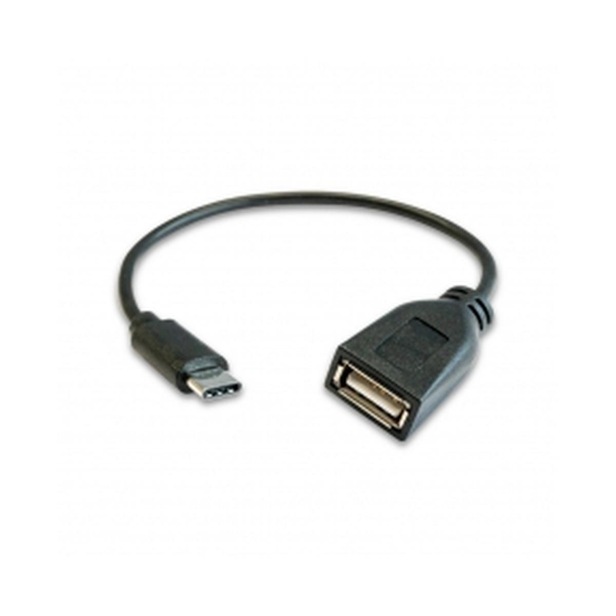 CAVO 3GO C135 OTG USB-A a USB-C 2.0 Maschio 28 + 24 Femmina 20cm