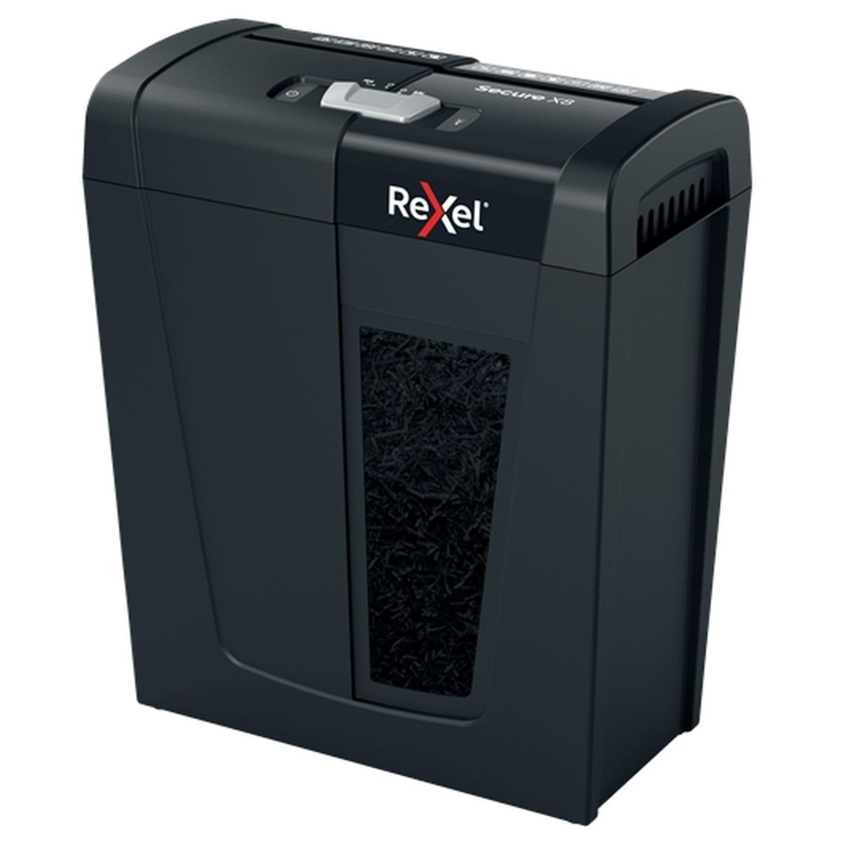 Rexel Secure X8 Distruggi documenti manuale a taglio particolato - Distrugge fino a 8 fogli - 14L