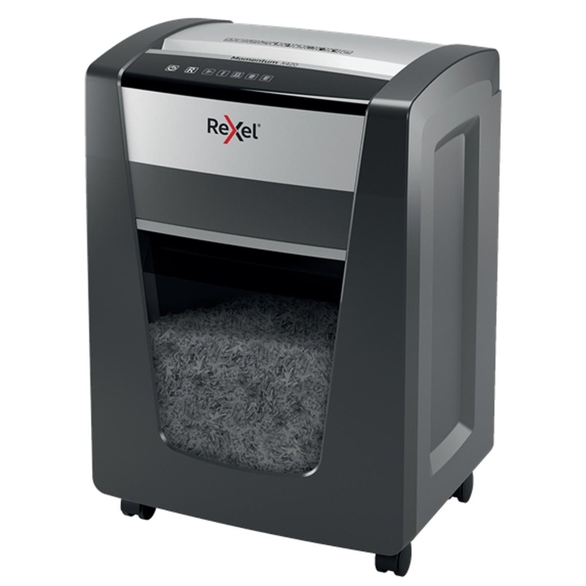 Rexel Momentum X420 Distruggi documenti Manuale con Taglio Coriandoli - Distrugge fino a 20 Fogli - 30L