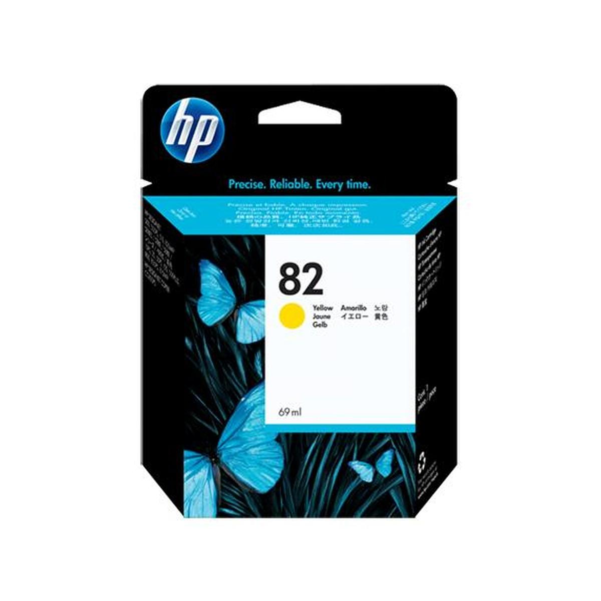 Cartuccia Plotter Originale (C4913A, 82) HP Designjet 120 (69ml) GIALLO