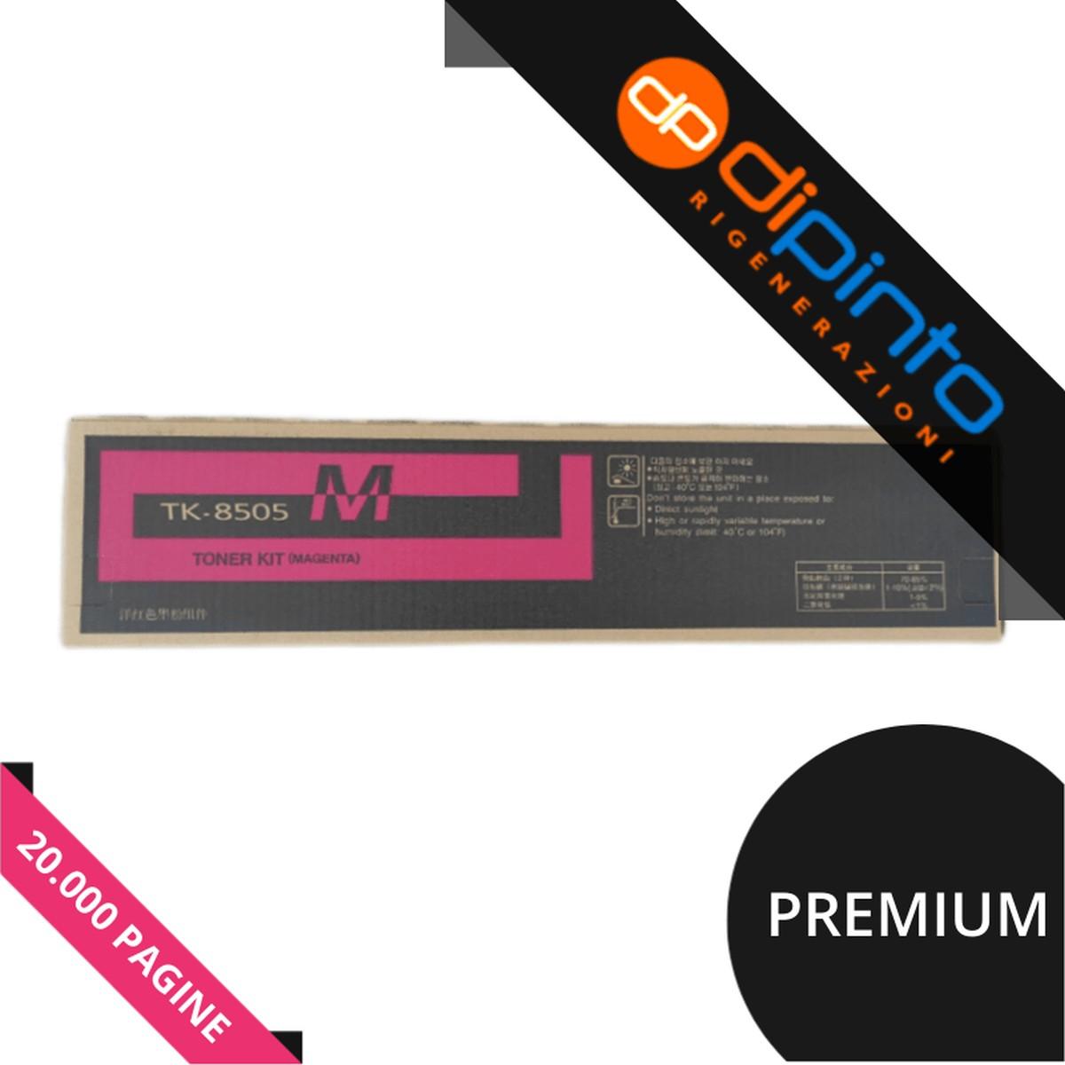 Toner Compatibile PREMIUM (TK-8505M, TK-8507M, 1T02LCBNL0) per KYOCERA TASKalfa 4550ci (20K) MAGENTA
