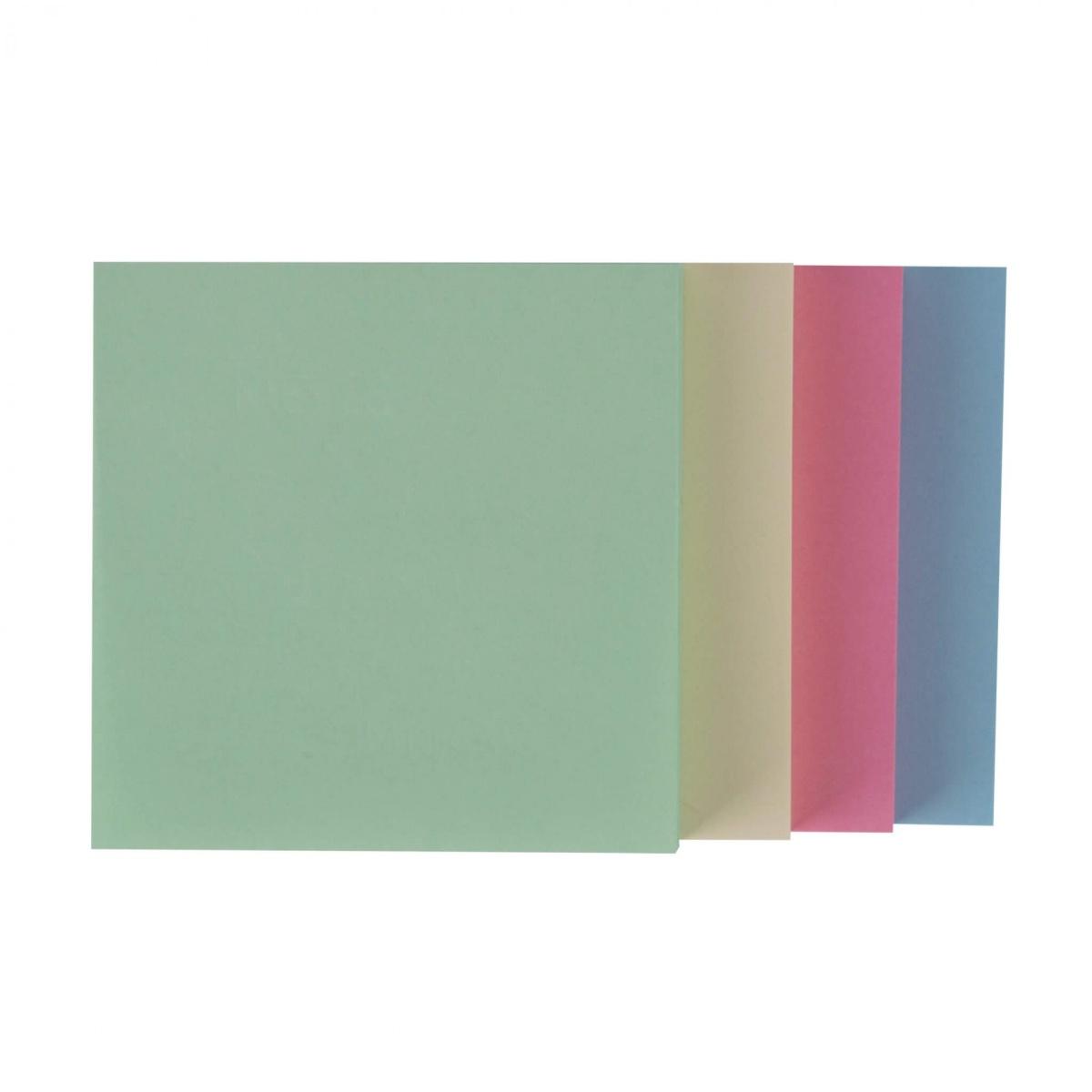 Blocco Note Apli Cubo da 400 Sticky Notes 75 x 75 mm - Colori Pastello Assortiti