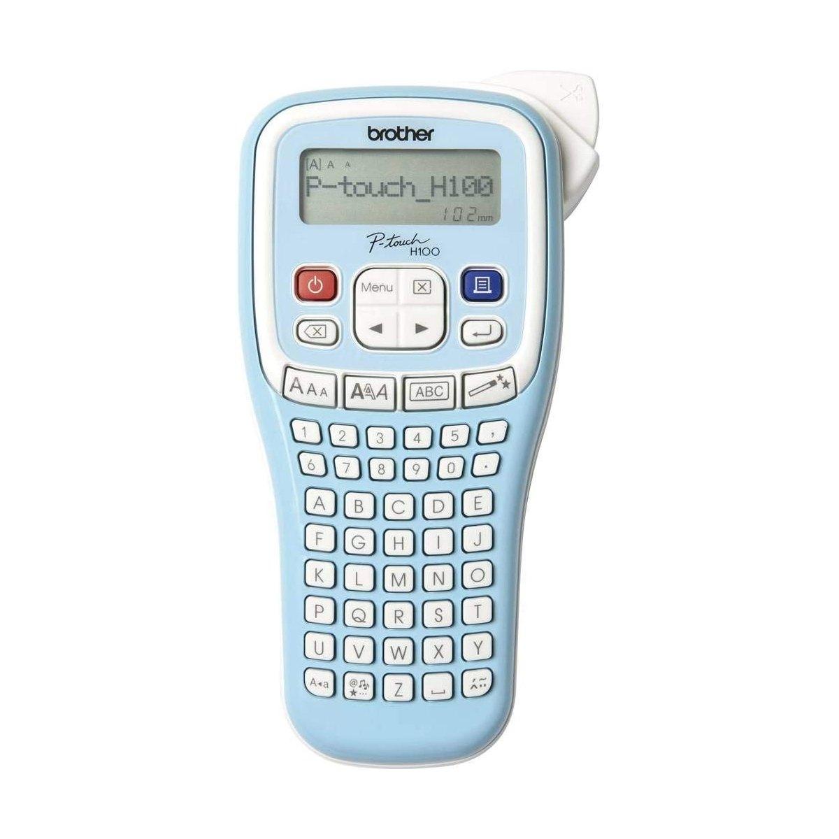 Stampante Elettronica Portatile per Etichette Brother - Schermo LCD - Velocità 20 mm/sec - 385 Caratteri - 54 Tasti - Nastri TZe